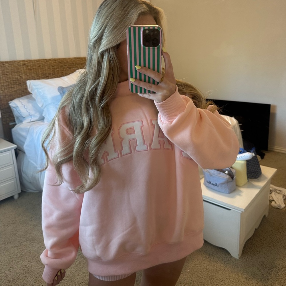 Parke Valentine’s Day mockneck sweatshirt